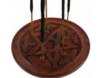 Pentagram incense holder