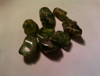 peridot or chrysolite tumblestones