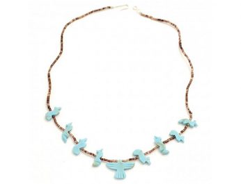 turquoise fetish necklace