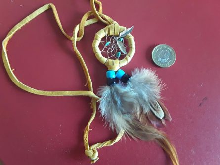 Tan Dream-catcher Necklace - Image 4