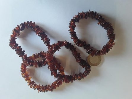 Cherry Amber Chip Bracelet - Image 6