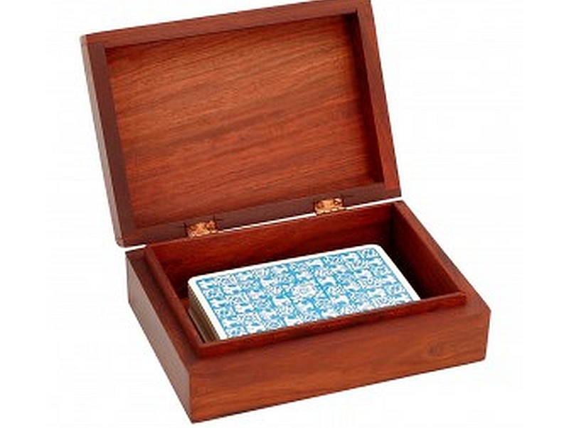 Wooden Sheesham Tarot Card Box - Heaven 2 Earth Healing