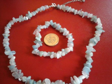 morganite necklace and bracelet June 2017