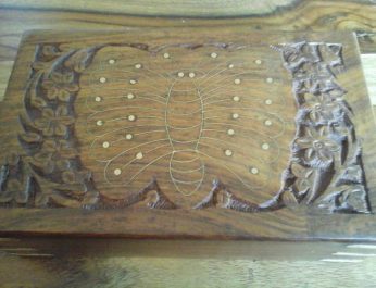 Sheesham Wood Butterfly Box