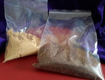 Rosehip fine cut and powder duo in plastic bags