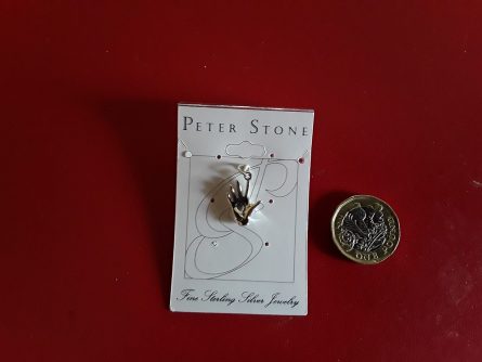 Healing Hand Charm or Pendant Sterling Silver 2