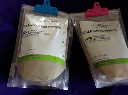 Wheat Grass and Barley Grass Powders