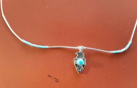 Silver Eagle with Turquoise Jewellery - Image 3