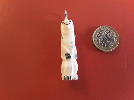 Navajo &  Zuni bear antler carving - Image 2