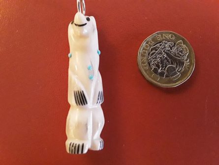 Navajo &  Zuni bear antler carving
