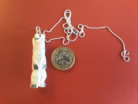 Navajo &  Zuni bear antler carving - Image 5