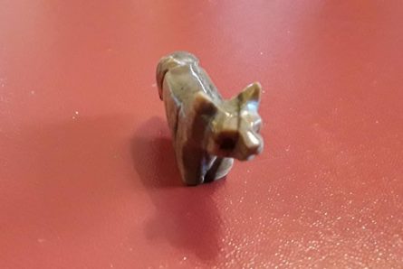 Small Navajo & Zuni Wolf stone carving - Image 3