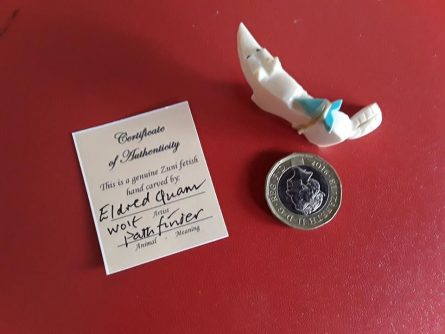 Navajo & Zuni Wolf Stone Carving - Image 5