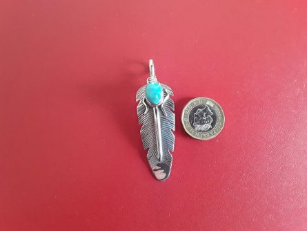 Silver Feather Necklace or Earrings - Image 7