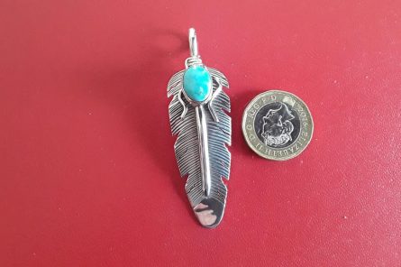 Silver Feather Necklace or Earrings - Image 6