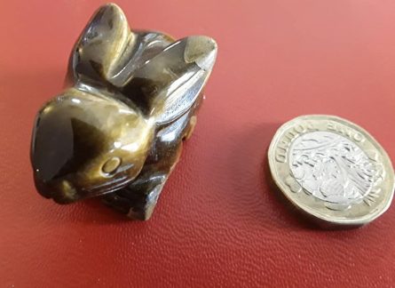 Hand Carved Crystal Rabbit - Image 3