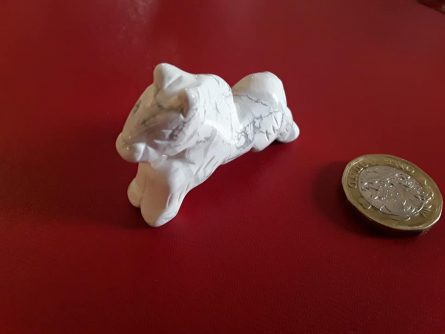Howlite Hand Carved Horse