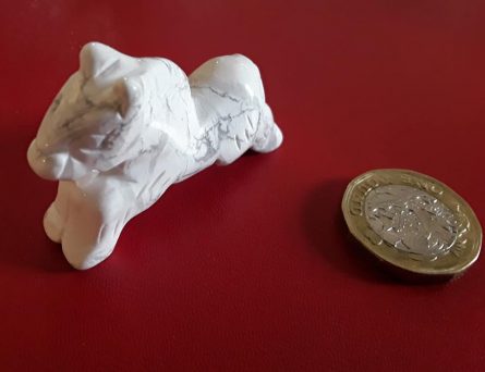 Howlite Hand Carved Horse - Image 3
