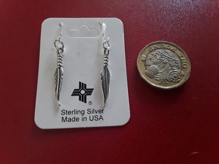 Feather earrings cc 1