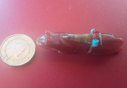 Mountain Lion Stone Carving in Carnelian - Image 7