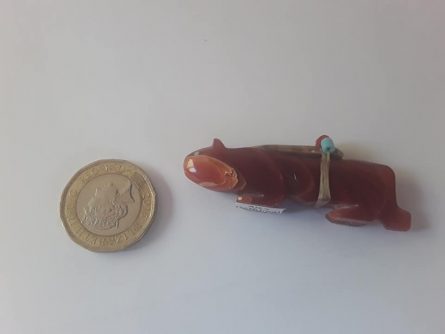 Mountain Lion Stone Carving in Carnelian - Image 4