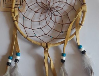 6 inch dreamcatcher Light Brown 3