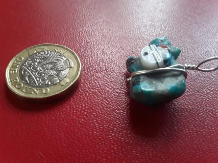 Turquoise sunface bear small FPBSF 4
