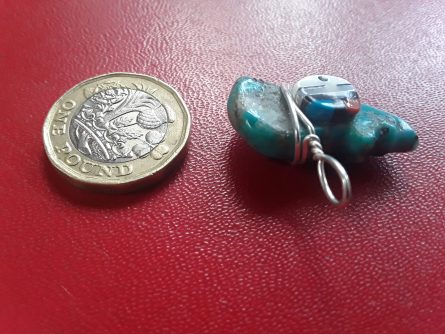 Turquoise sunface bear small FPBSF 5