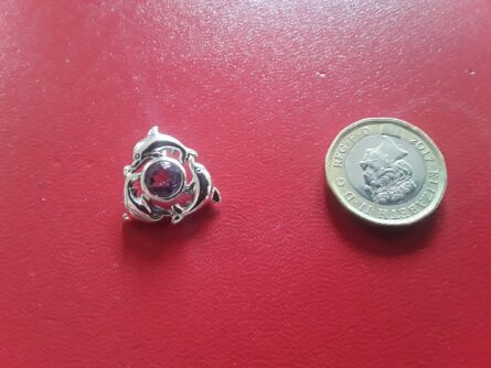 Dolphin Circle Pendant 1