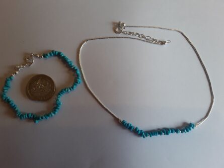 Sonoran Gold Turquoise Chip Necklace - Image 3